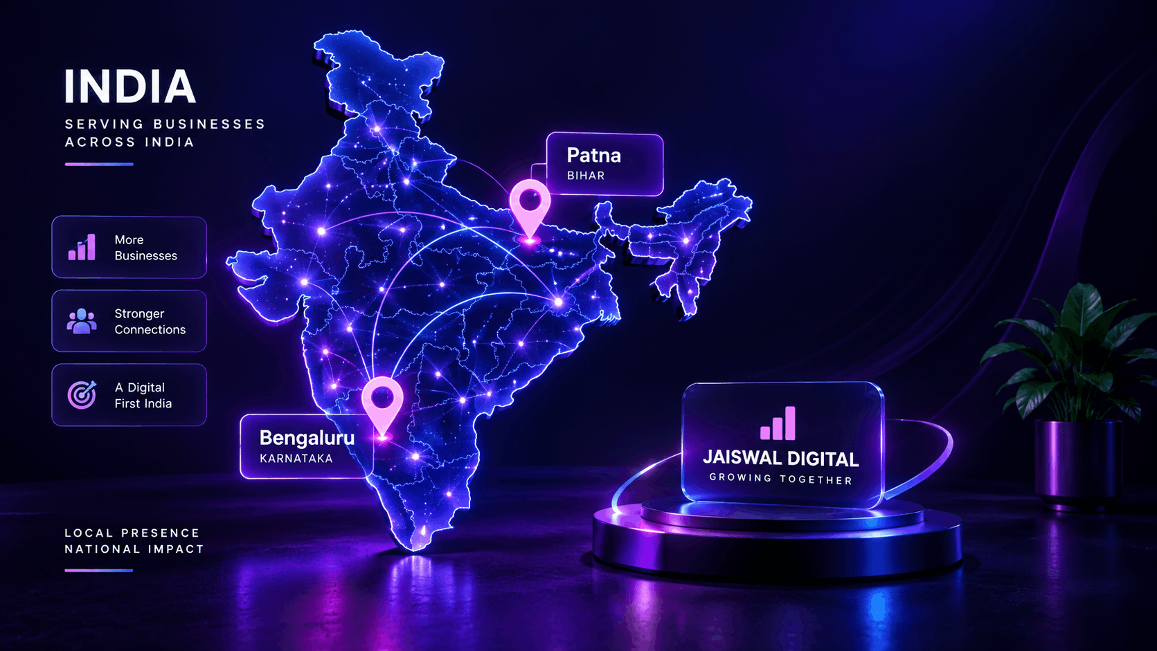 Jaiswal Digital locations in India